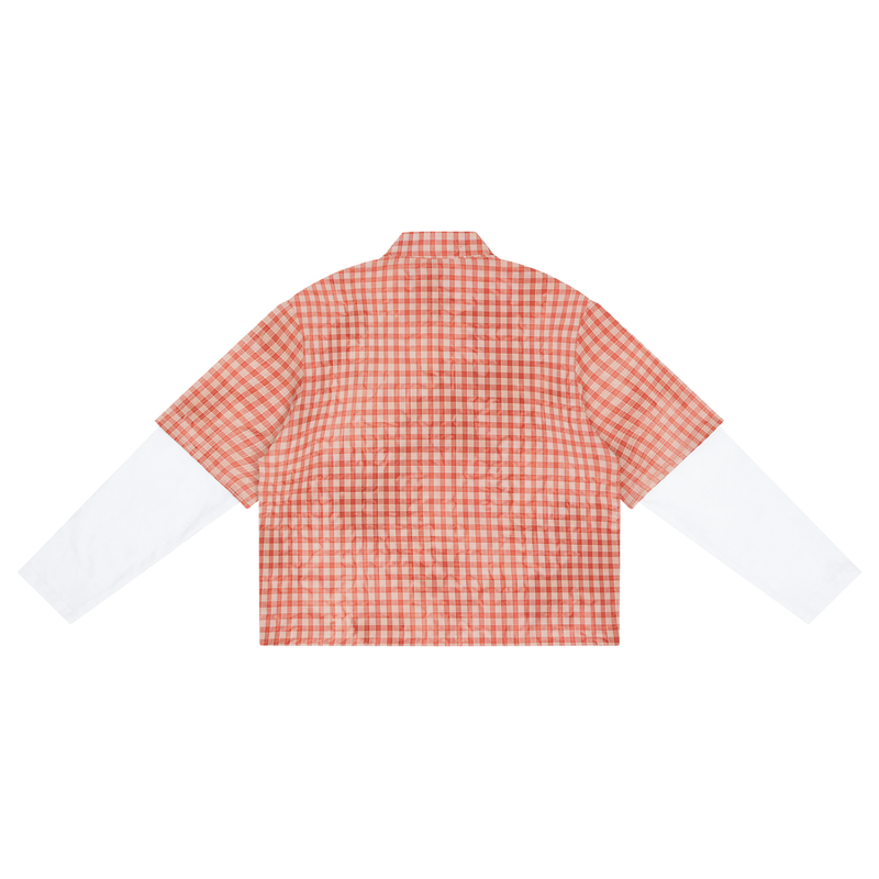 Vintage Wash Plaid Short Sleeve Shirt