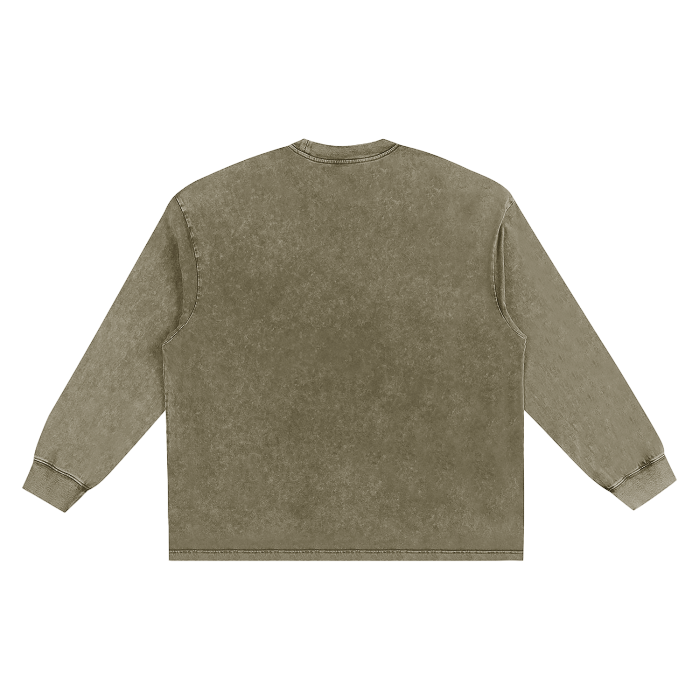 KEY ATELIER Snow Washed Frayed Edge T-Shirt in Stone Gray – product image 5