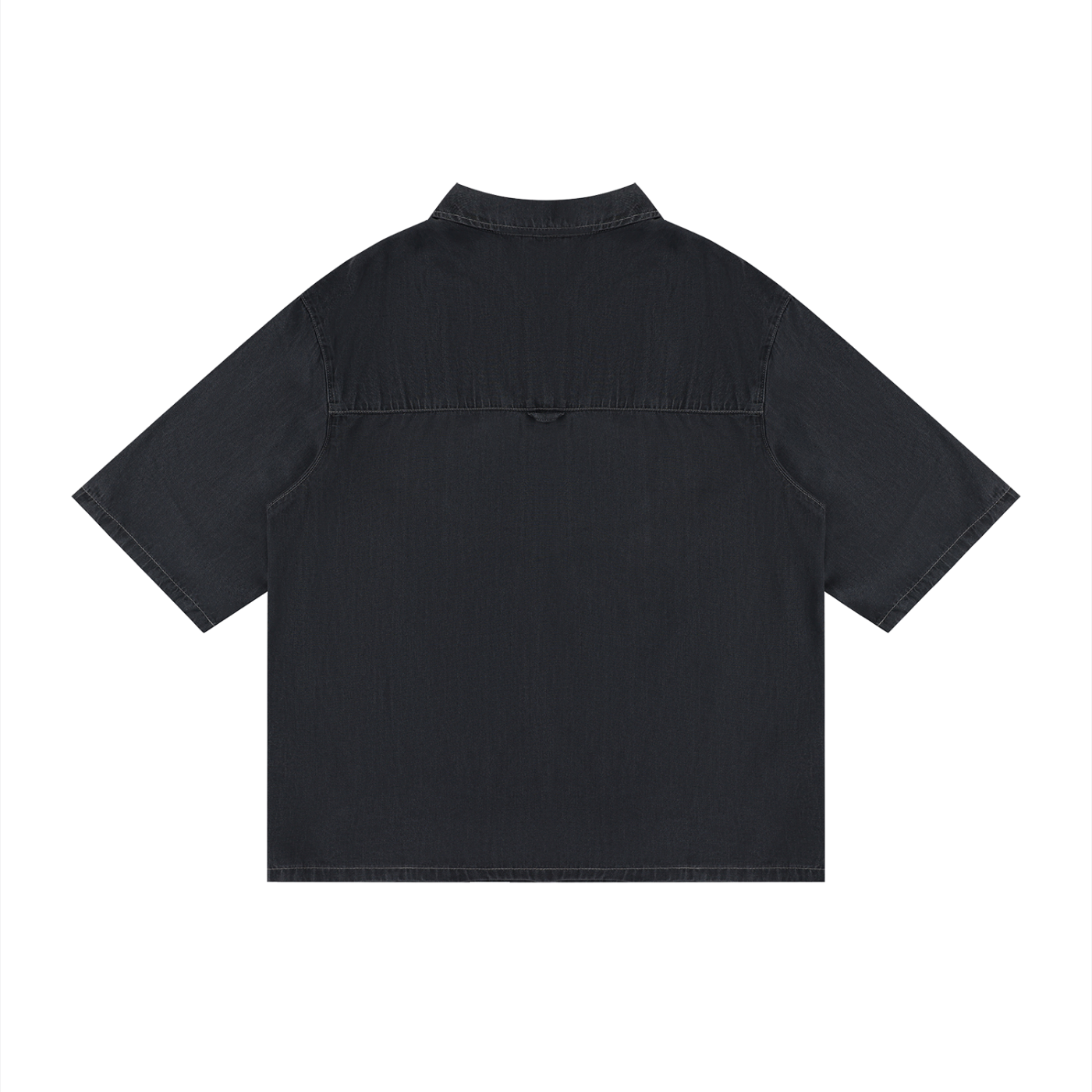 Vintage Wash Drop Shoulder Lyocell Shirt