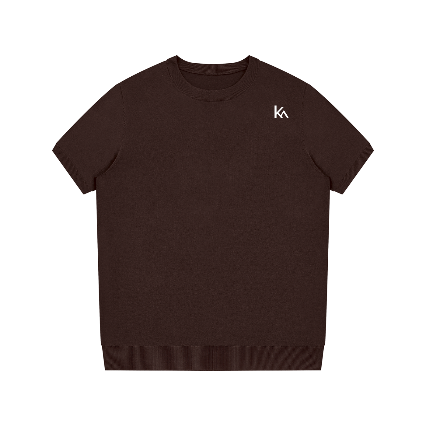Crewneck Knit T-Shirt