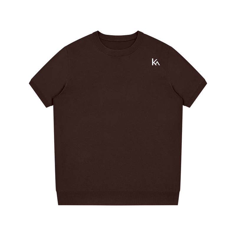 Crewneck Knit T-Shirt