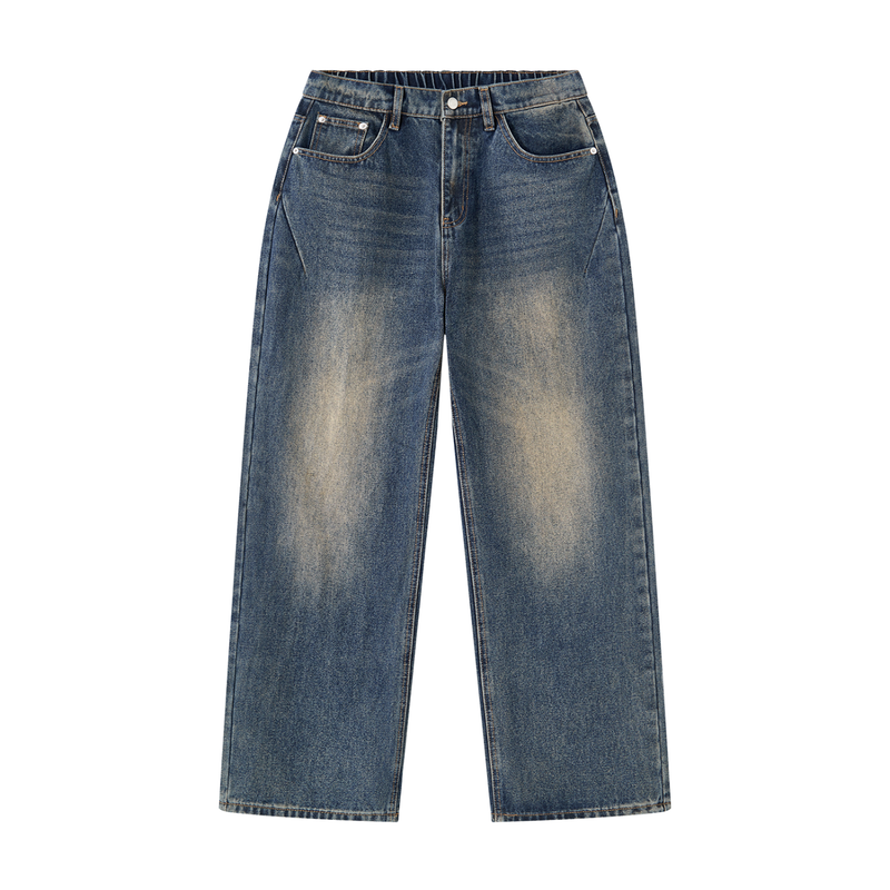 Men's Vintage Wash Denim Jeans