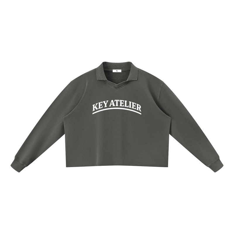 Mineral Wash Pullover Sweatshirt