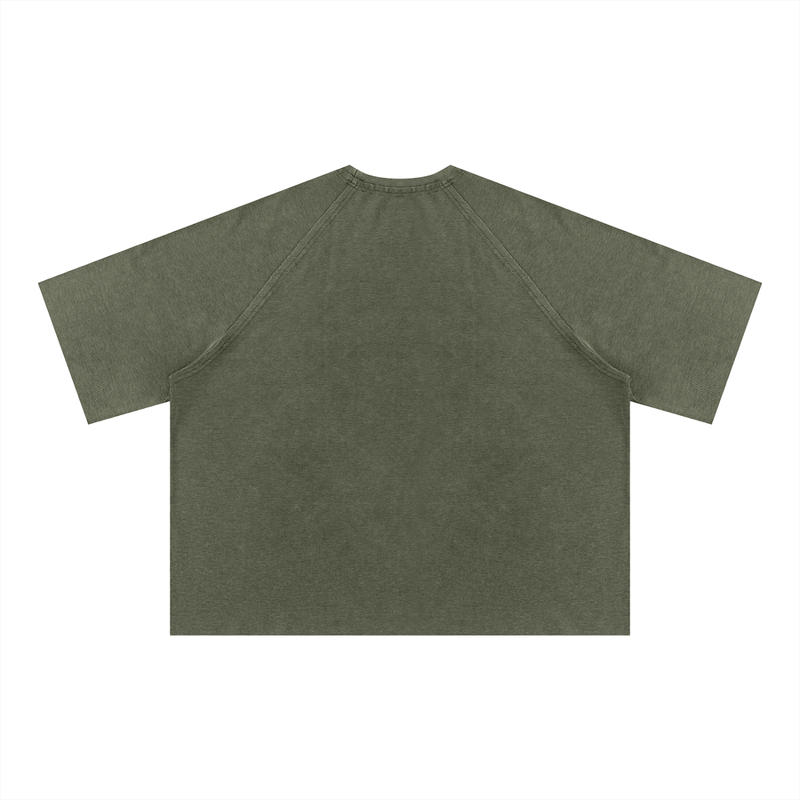 Mineral Wash Boxy Waffle T-Shirt
