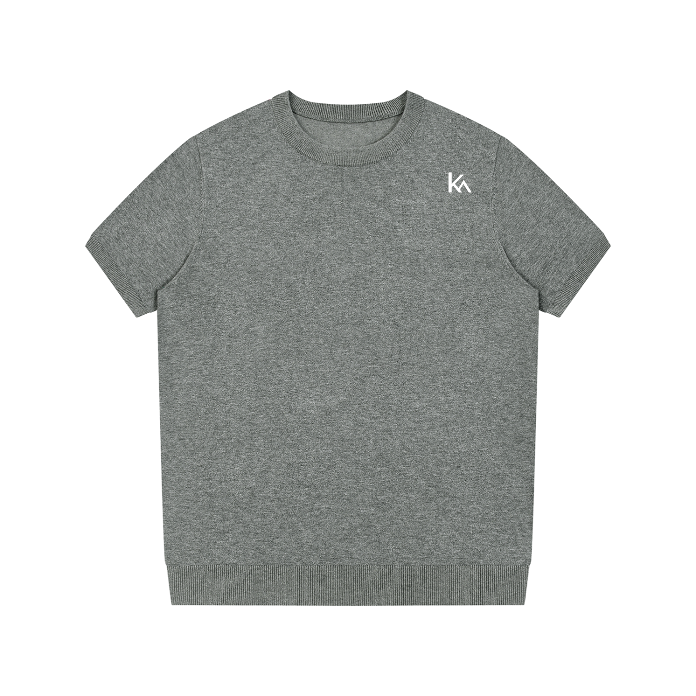Crewneck Knit T-Shirt