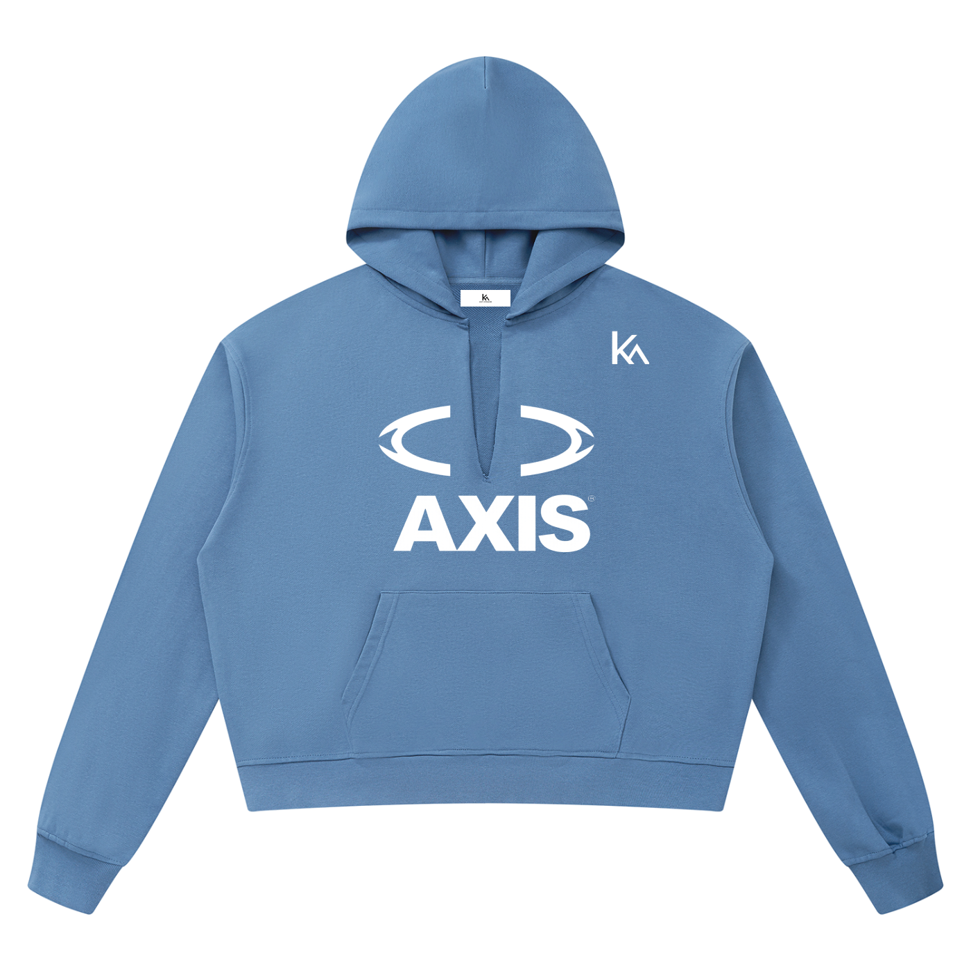 Boxy Raw Edge Hoodie