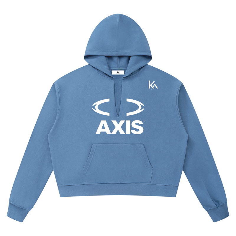 Boxy Raw Edge Hoodie
