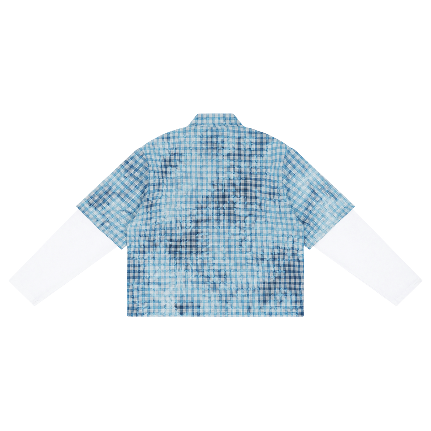 Vintage Wash Plaid Short Sleeve Shirt