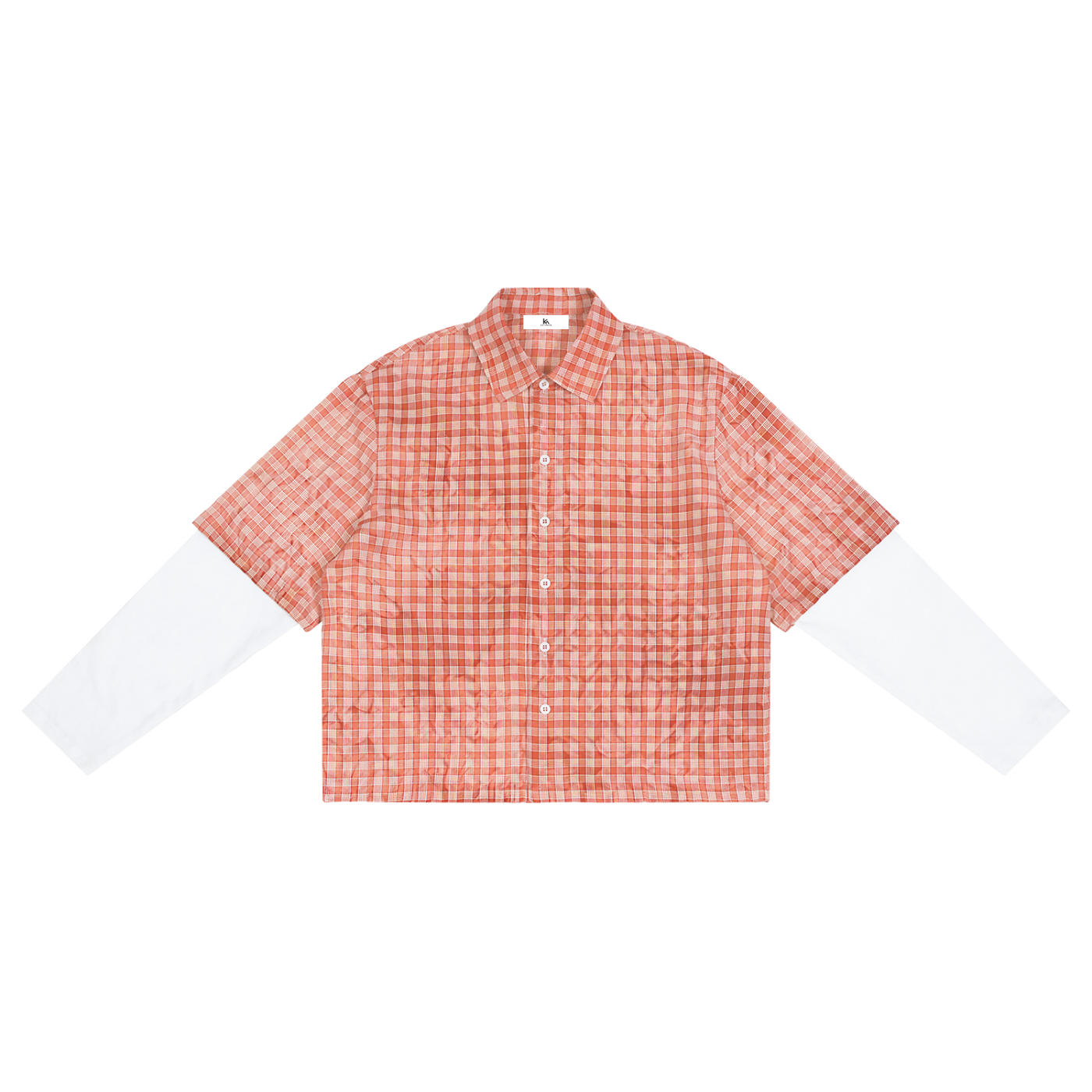 Vintage Wash Plaid Short Sleeve Shirt