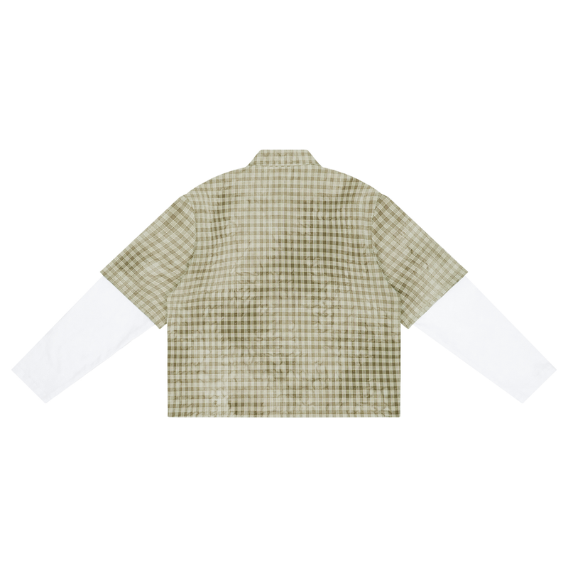 Vintage Wash Plaid Short Sleeve Shirt