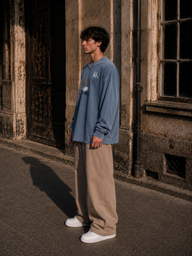 Vintage Washed Long Sleeve T-Shirt