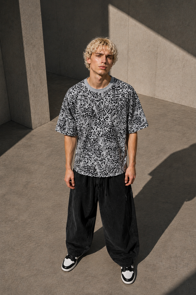 Leopard Print Boxy T-Shirt