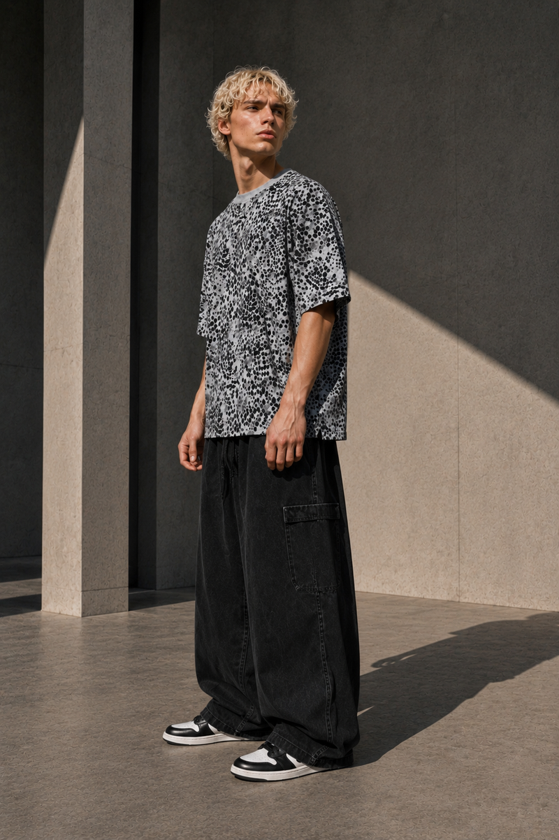 Leopard Print Boxy T-Shirt