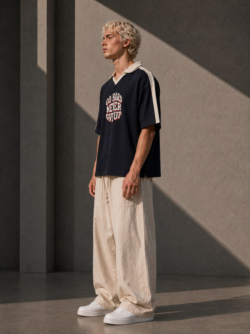 Color Block Polo Shirt