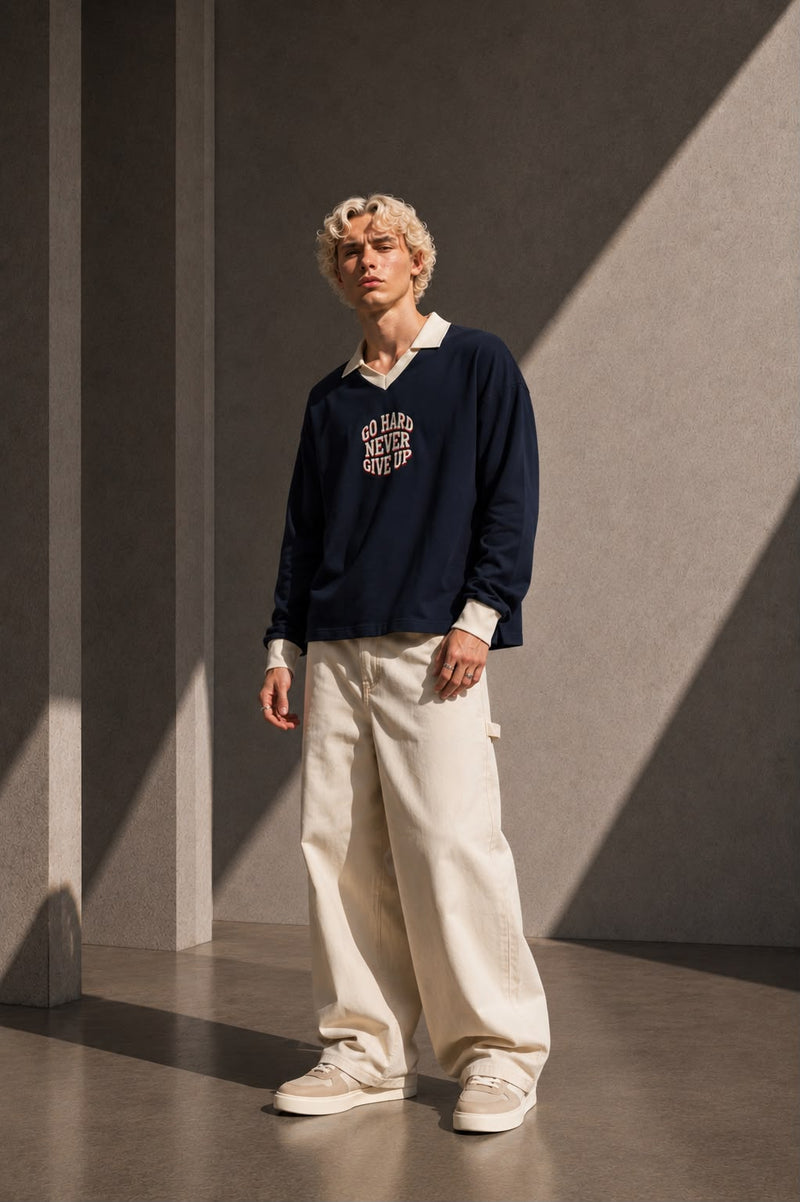 Color Block Long Sleeve Sweatshirt