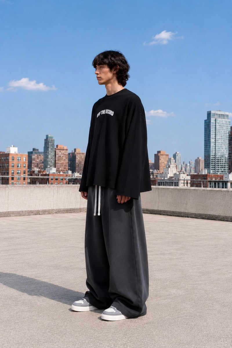 Waffle Raw Edge T-Shirt