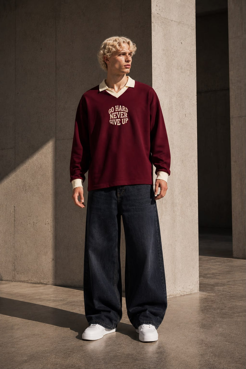 Color Block Long Sleeve Sweatshirt