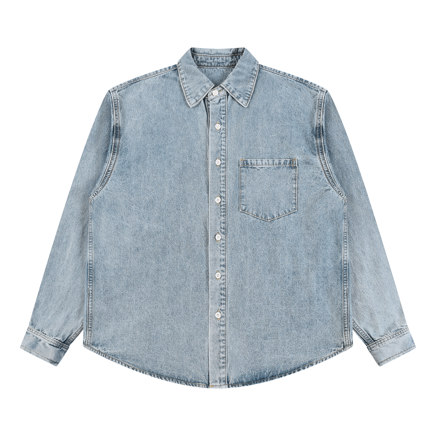 Vintage Wash Denim Shirt