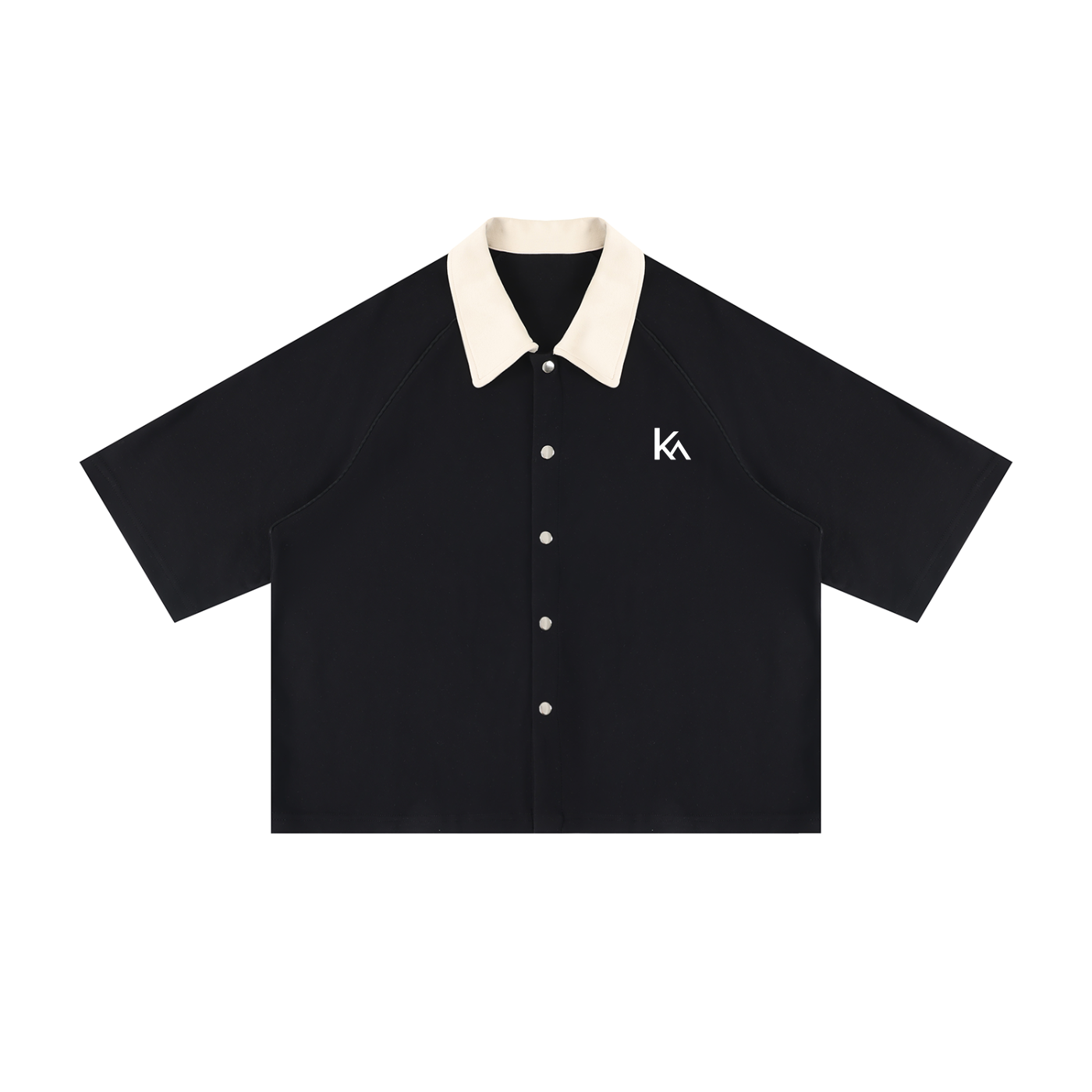 Color Block Boxy Short Sleeve Shirt
