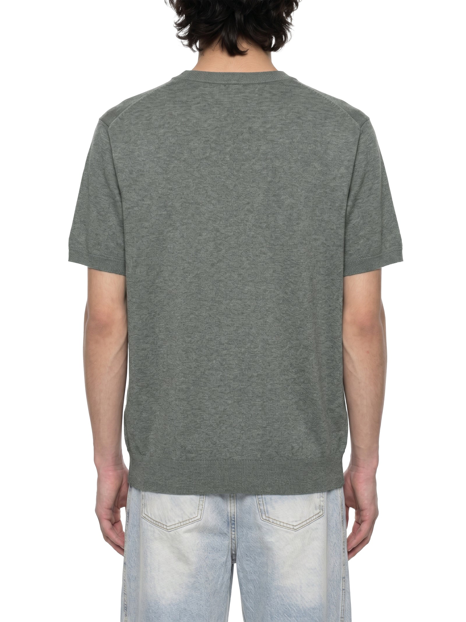 Crewneck Knit T-Shirt