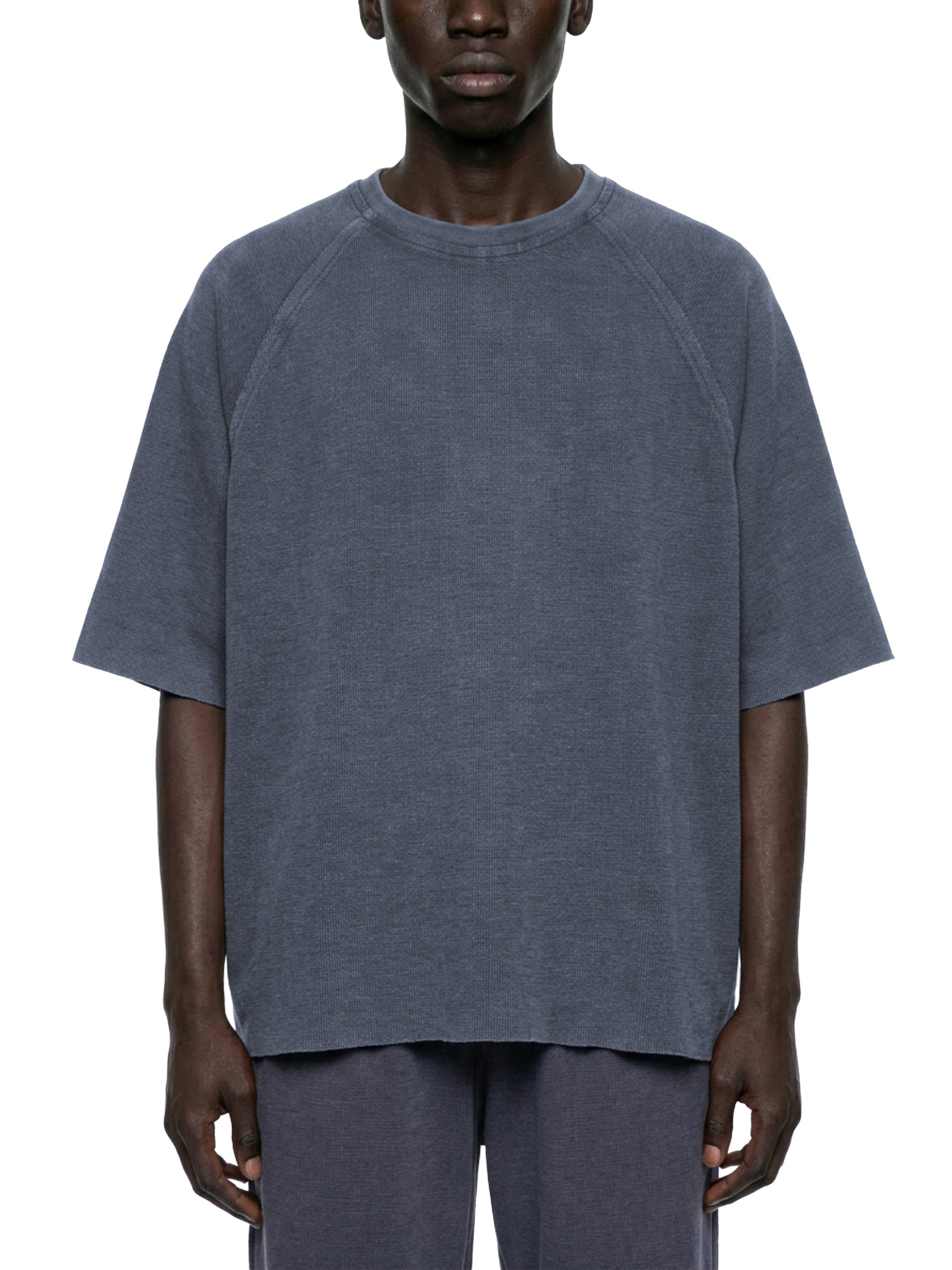 Mineral Wash Boxy Waffle T-Shirt